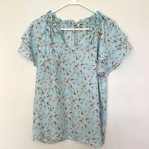 Blue Pleione Blouse